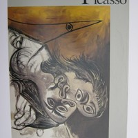Affiche de l'exposition Le dernier Picasso au musée national d'art moderne centre Georges pompidou (Paris)